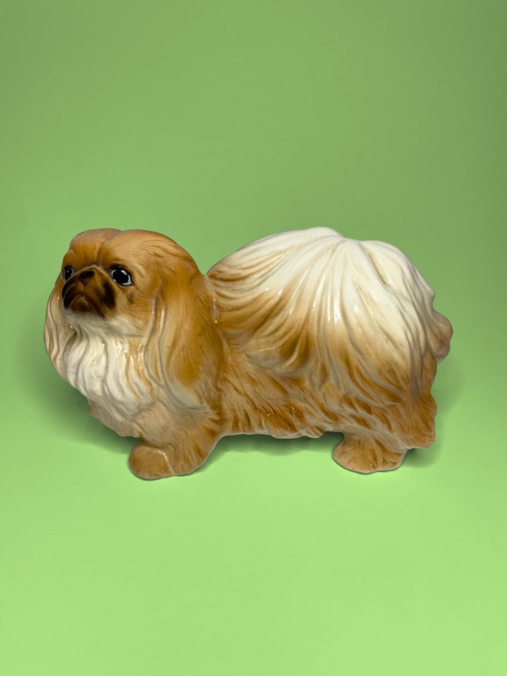 Vintage Beswick Pekingese Dog Figurine - English Ceramic Pekinese Ornament